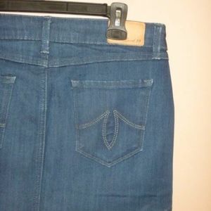 ANTHROPOLOGIE LEVEL 99 DENIM MINI SKIRT SIZE 27